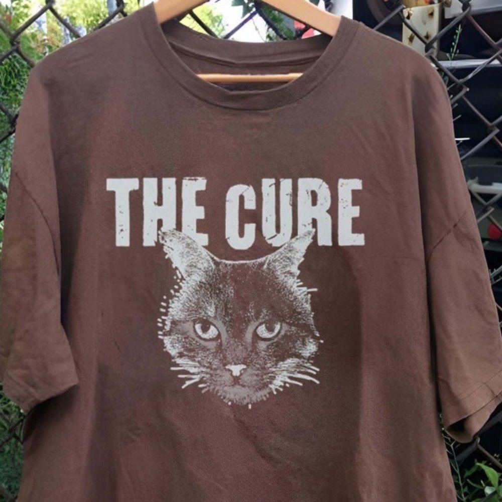 The Cure The Cat Love Music Shirt, The Cure Funny Music, 90s Vintage The Cure, G